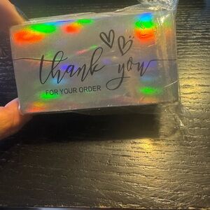 Holographic Thank You Card